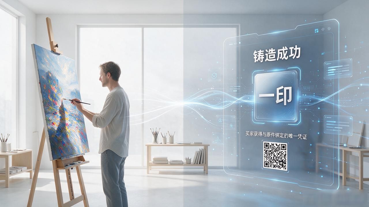 一版一印数字货币_链上唯一标识智能合约锁定_一版一印数字货币与NFT区别