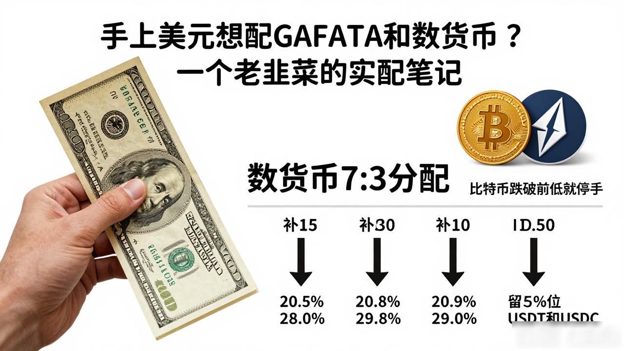 手上美元想配GAFATA和数字货币？一个老韭菜的实配笔记