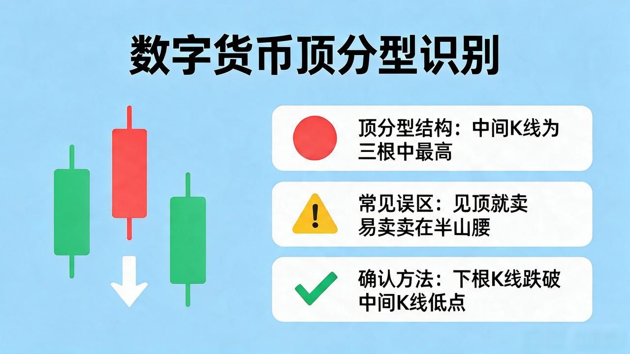 数字货币顶分型怎么看？3分钟学会K线顶部预警