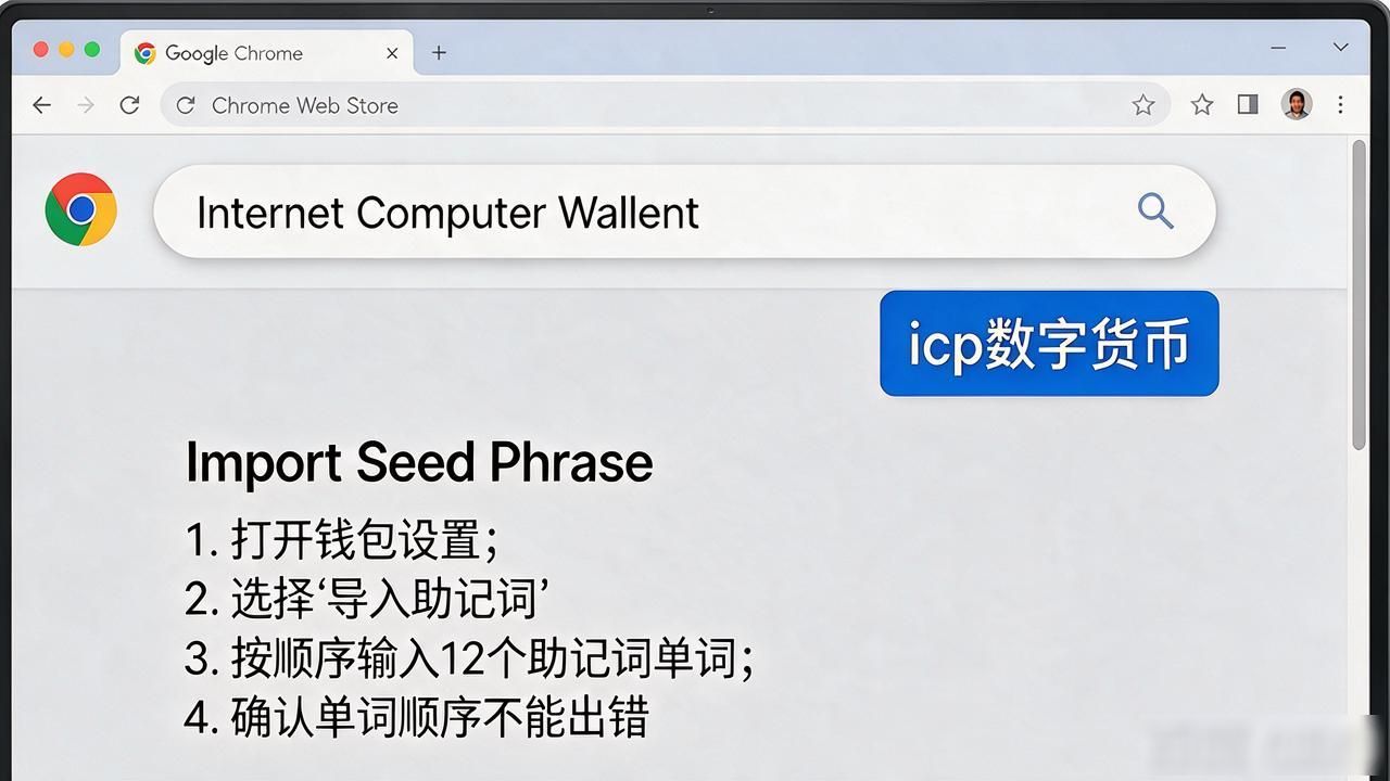 icp数字货币如何创建钱包_LedgerTrezor硬件钱包ICP操作_ICP官网Web钱包创建流程