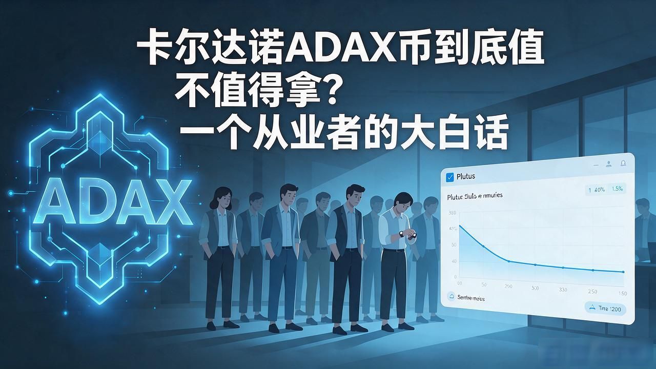 卡尔达诺ADAX币到底值不值得拿？一个从业者的大白话