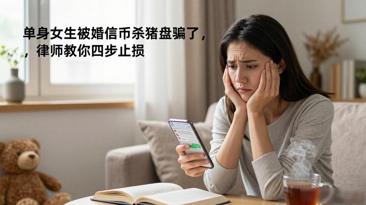 单身女生被数字货币杀猪盘骗了，律师教你四步止损