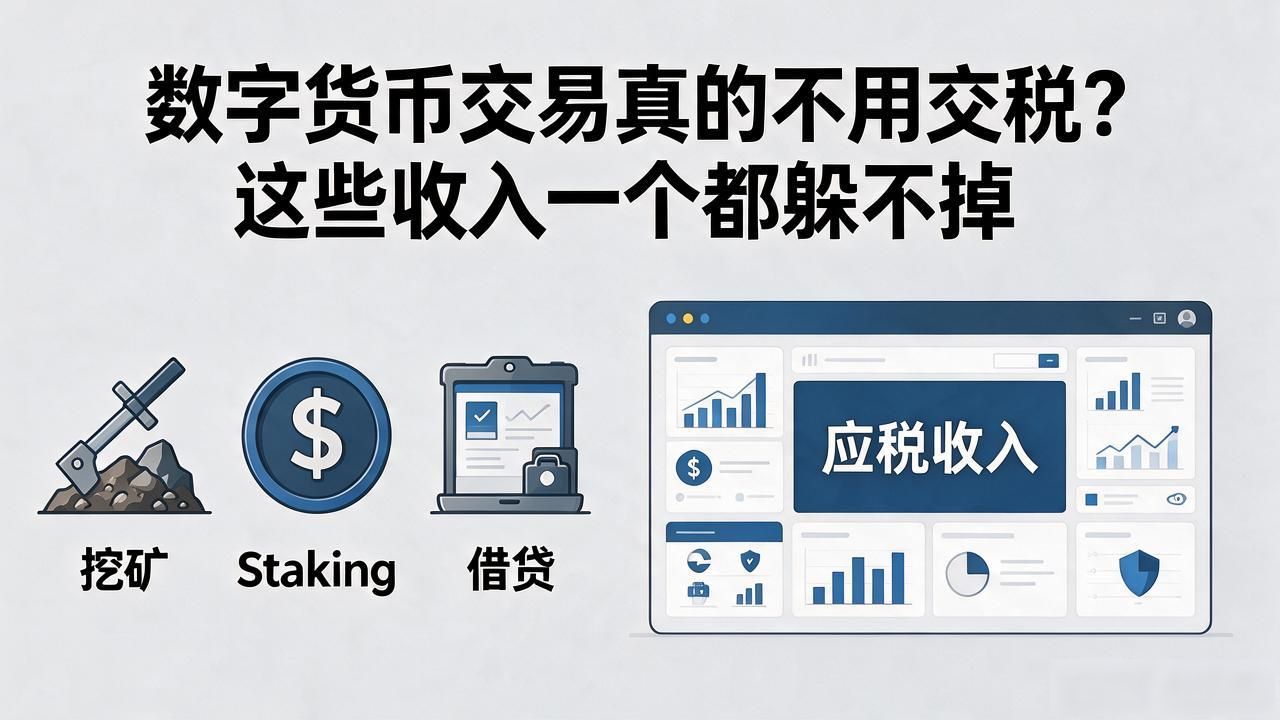 数字货币交易真的不用交税？这些收入一个都躲不掉