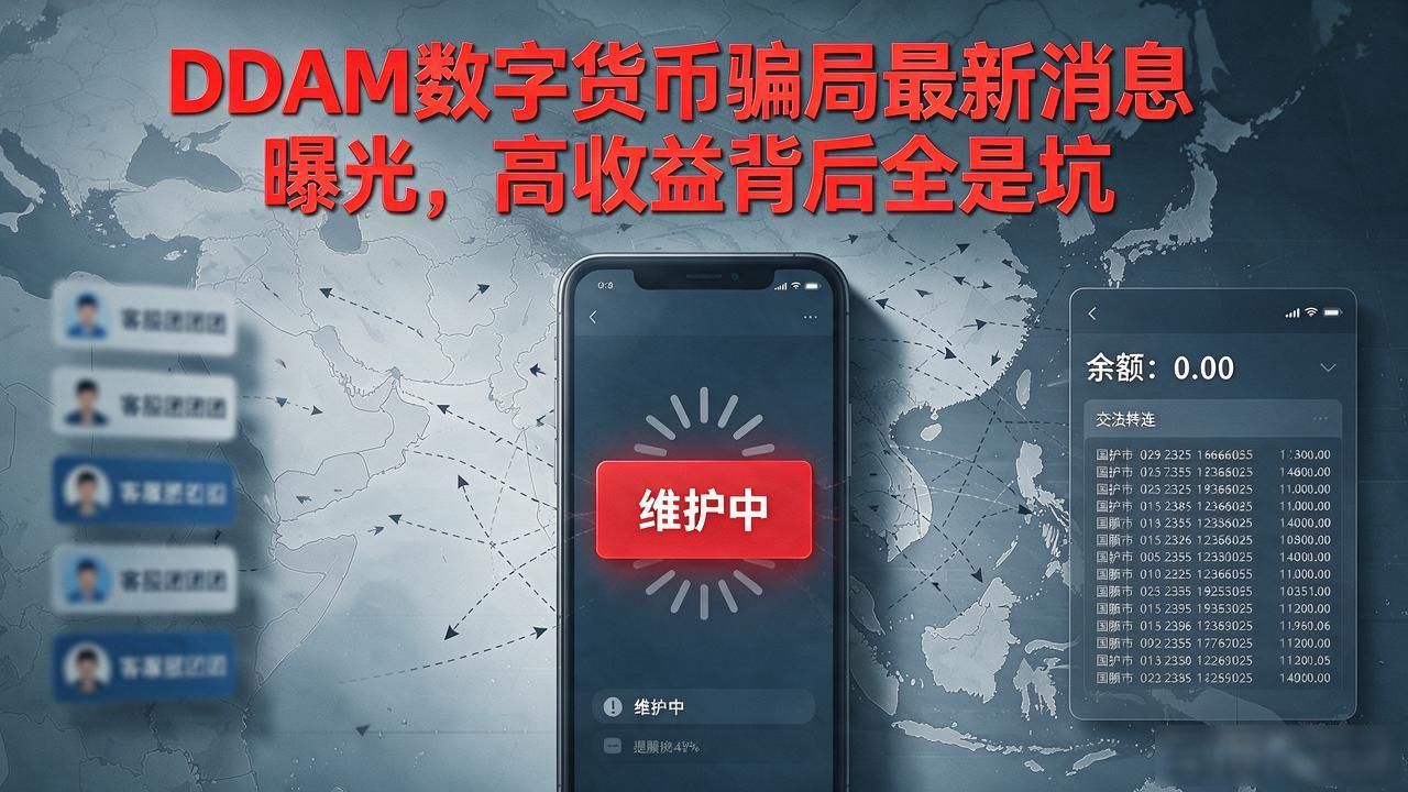 DDAM数字货币骗局最新消息曝光，高收益背后全是坑