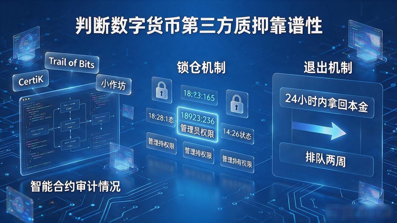 数字货币第三方质押_DeFi质押风险_第三方质押审计标准