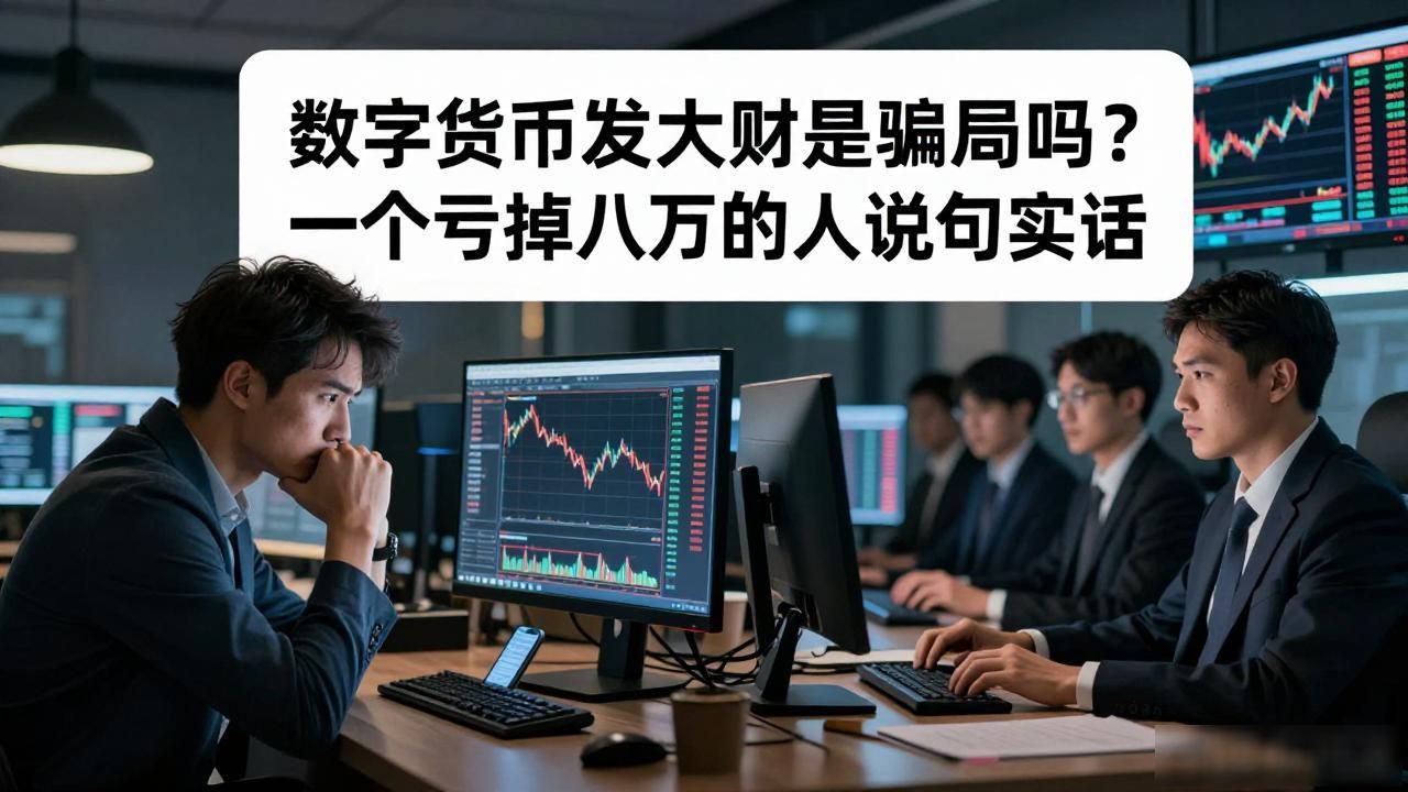 数字货币发大财是骗局吗?一个亏掉八万的人说句实话